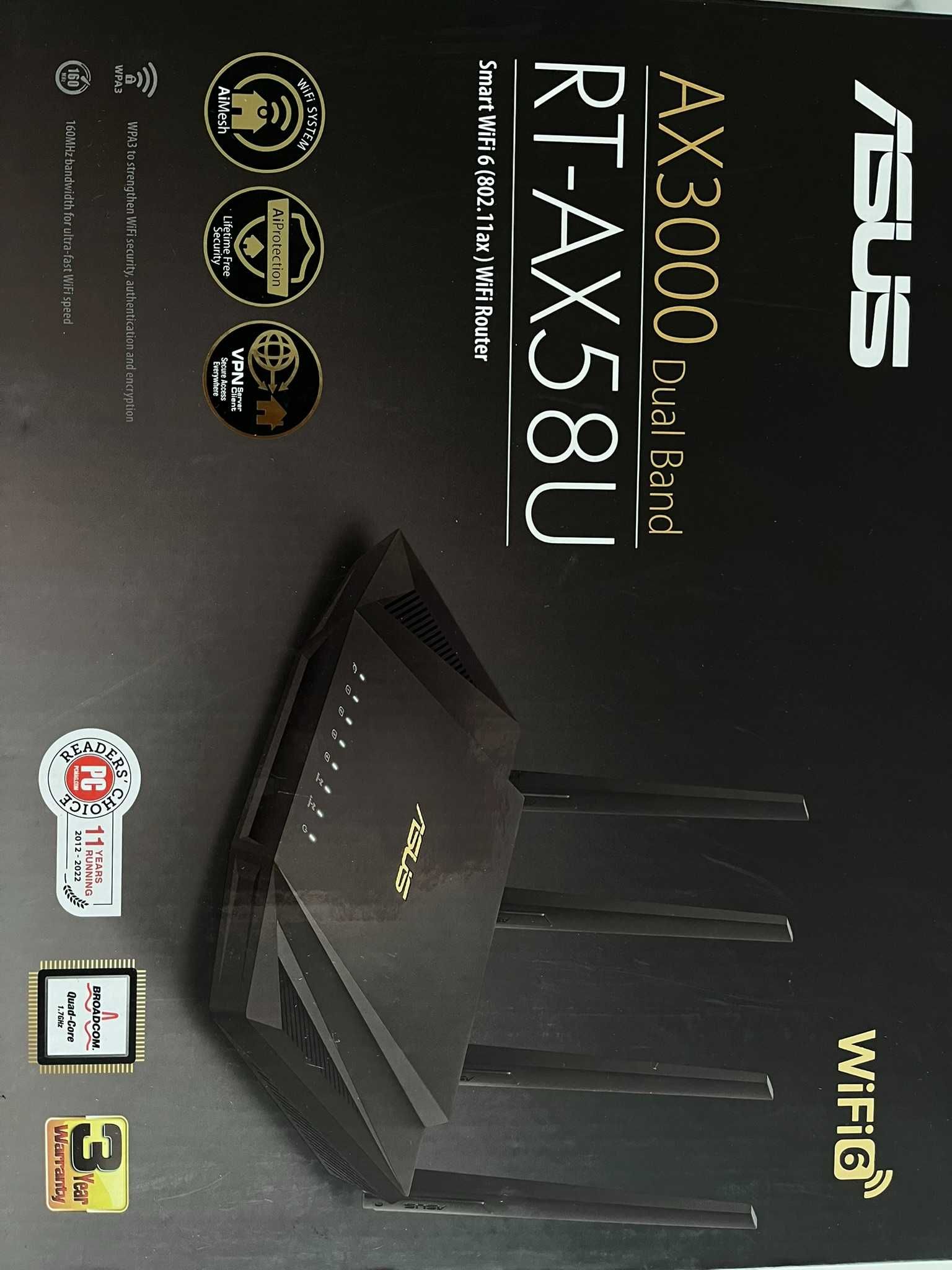 ASUS RT-AX58U – router WiFi 6 (AX3000)