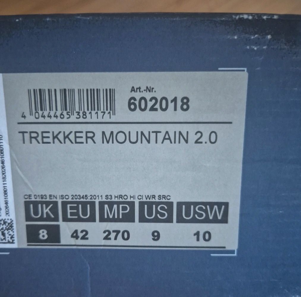 Buty robocze  Haix Trekker 2.0 Antyprzecięciowe r.42