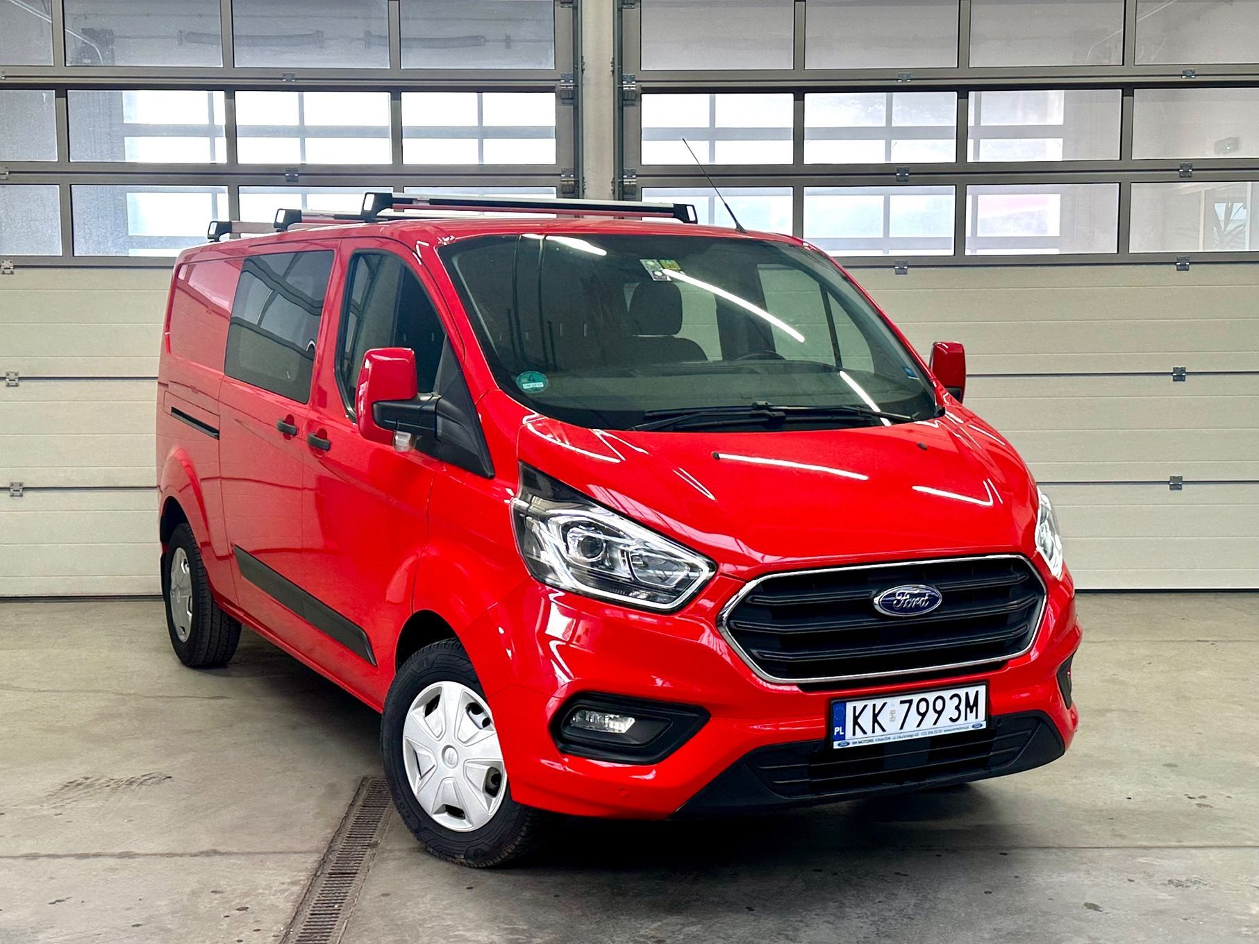 Ford Transit Custom  6-osobowy, Brygadówka, Po wymianie rozrządu w ASO, Grzana szyba, Hak