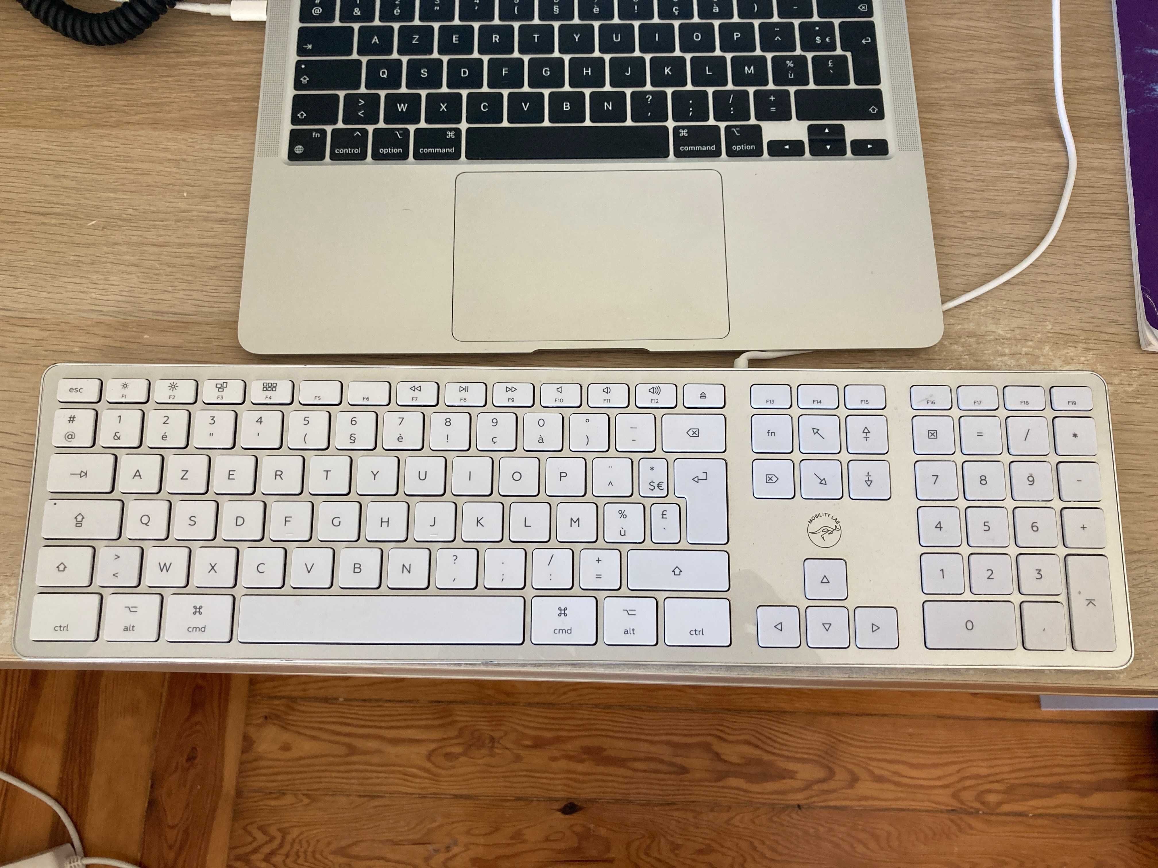 USB keyboard AZERTY - Teclado