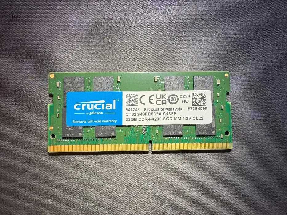 Pamięć RAM 32GB DDR4-3200 SODIMM