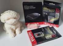 2x 64GB SanDisk Extreme PRO CFexpress type B - 128GB + czytnik