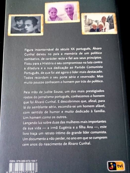 Livro de Judite Sousa "Álvaro Eugenia e Ana"