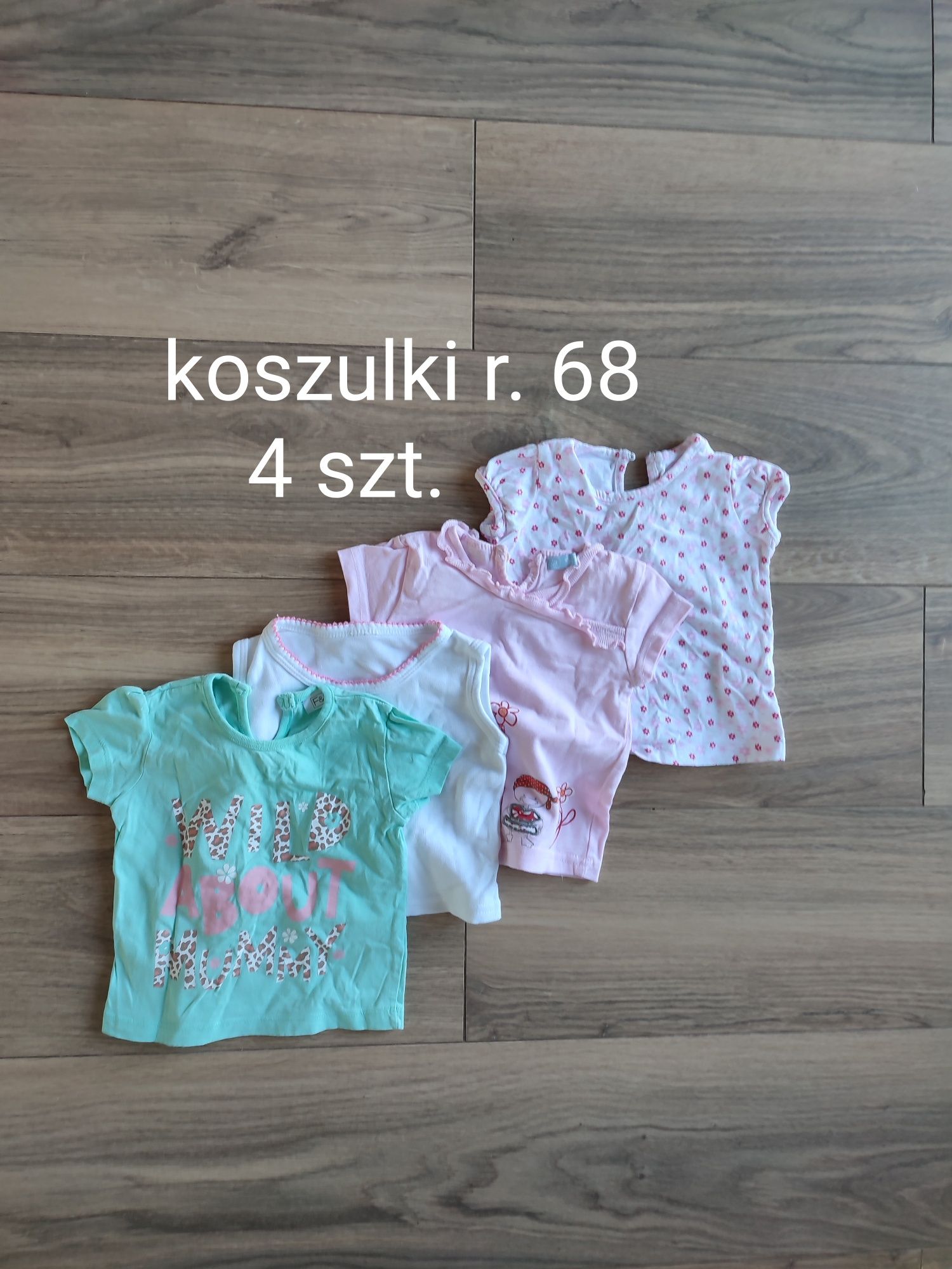 Ubranka dla bliźniaczek 68