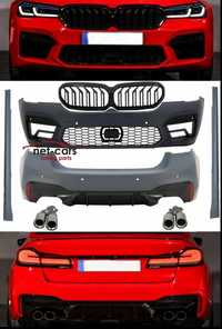 Zderzak przód i tył + progi + grill + końcówki BMW G30 M Pakiet M5