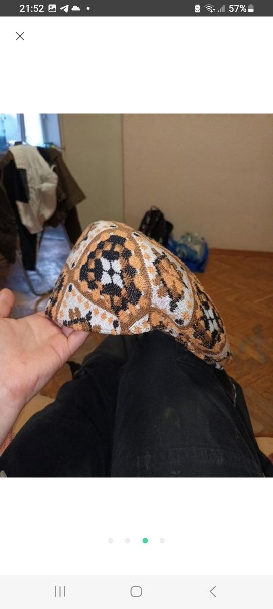 Картуз KANGOL стиль хіпі квітковий принт