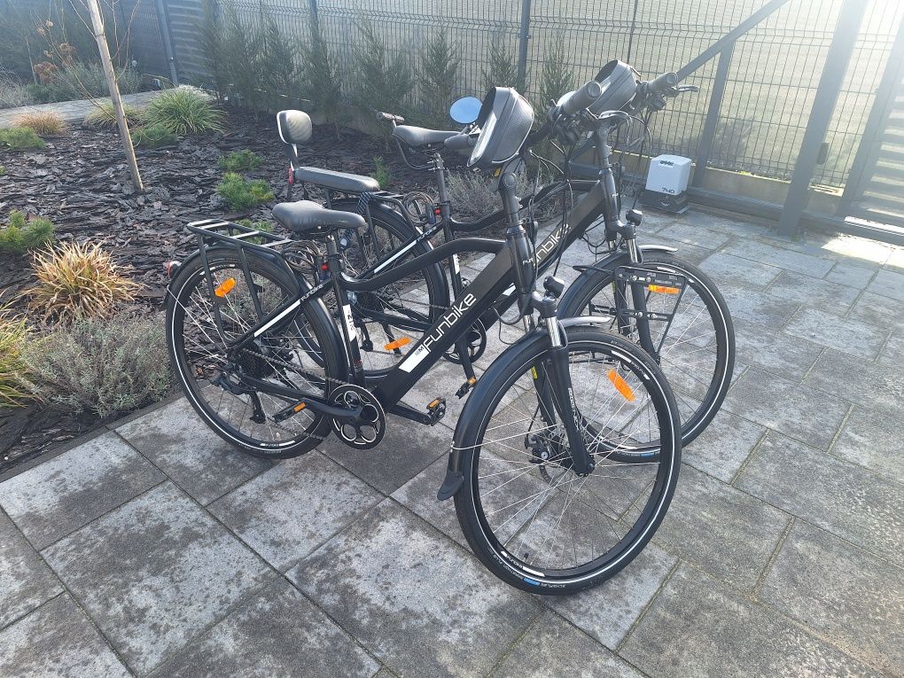 Rowery elektryczne trekking Funbike Evo M 26" (2 szt) serwis 01.02.25!