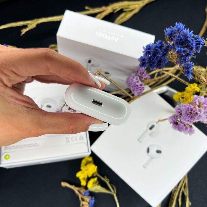 Аірподс  3 Full качества Беспроводные Наушники 1в1 +чехол