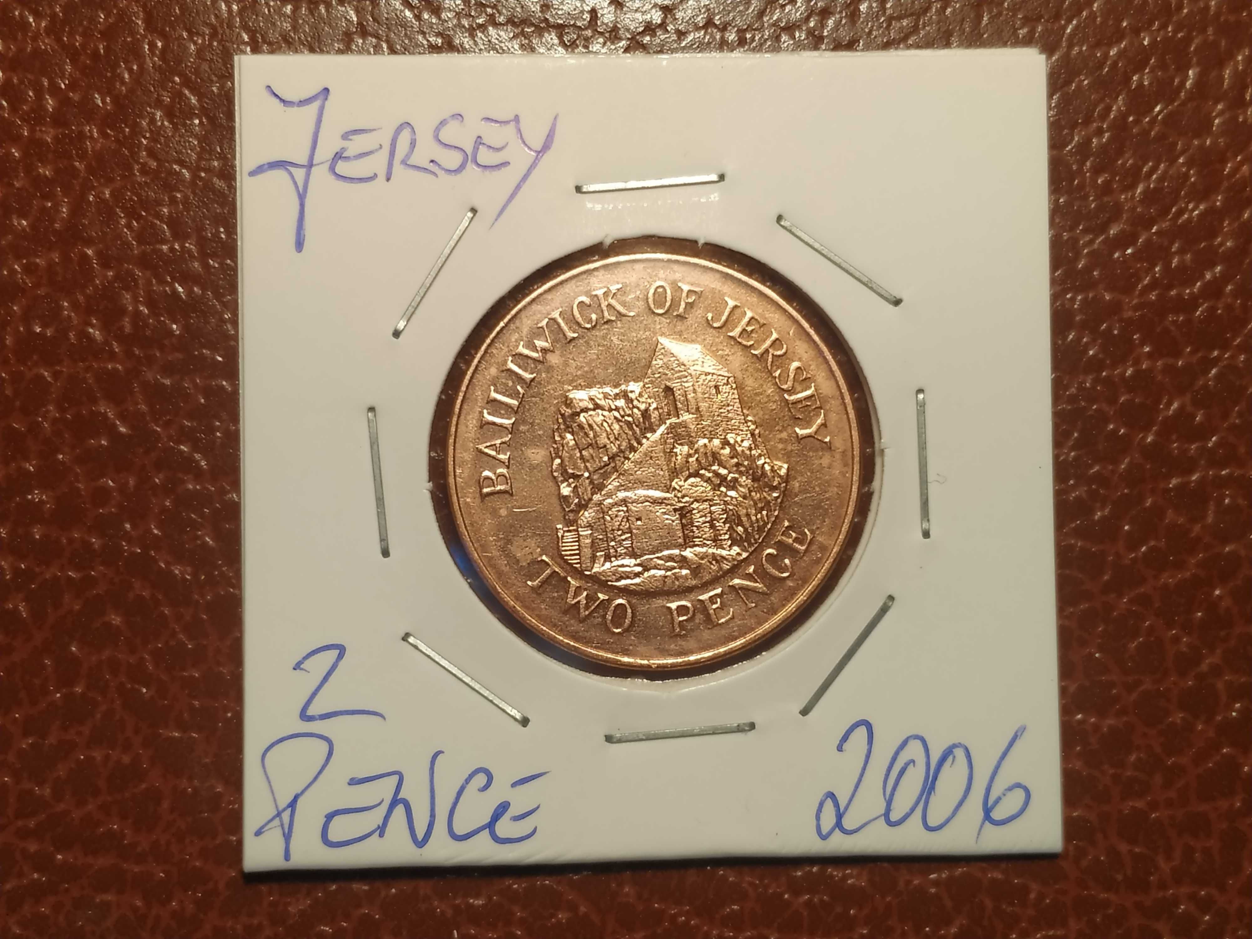 32 Jersey - moeda de 2 pence de 2006