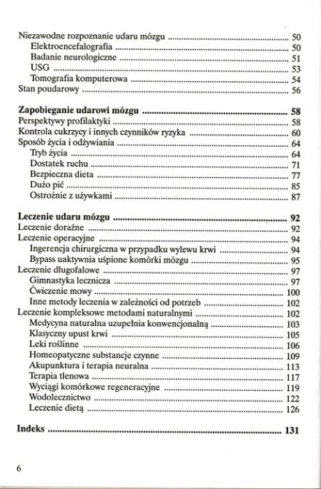 UDAR MÓZGU - Gerhard Leibold seria: Natura dla zdrowia