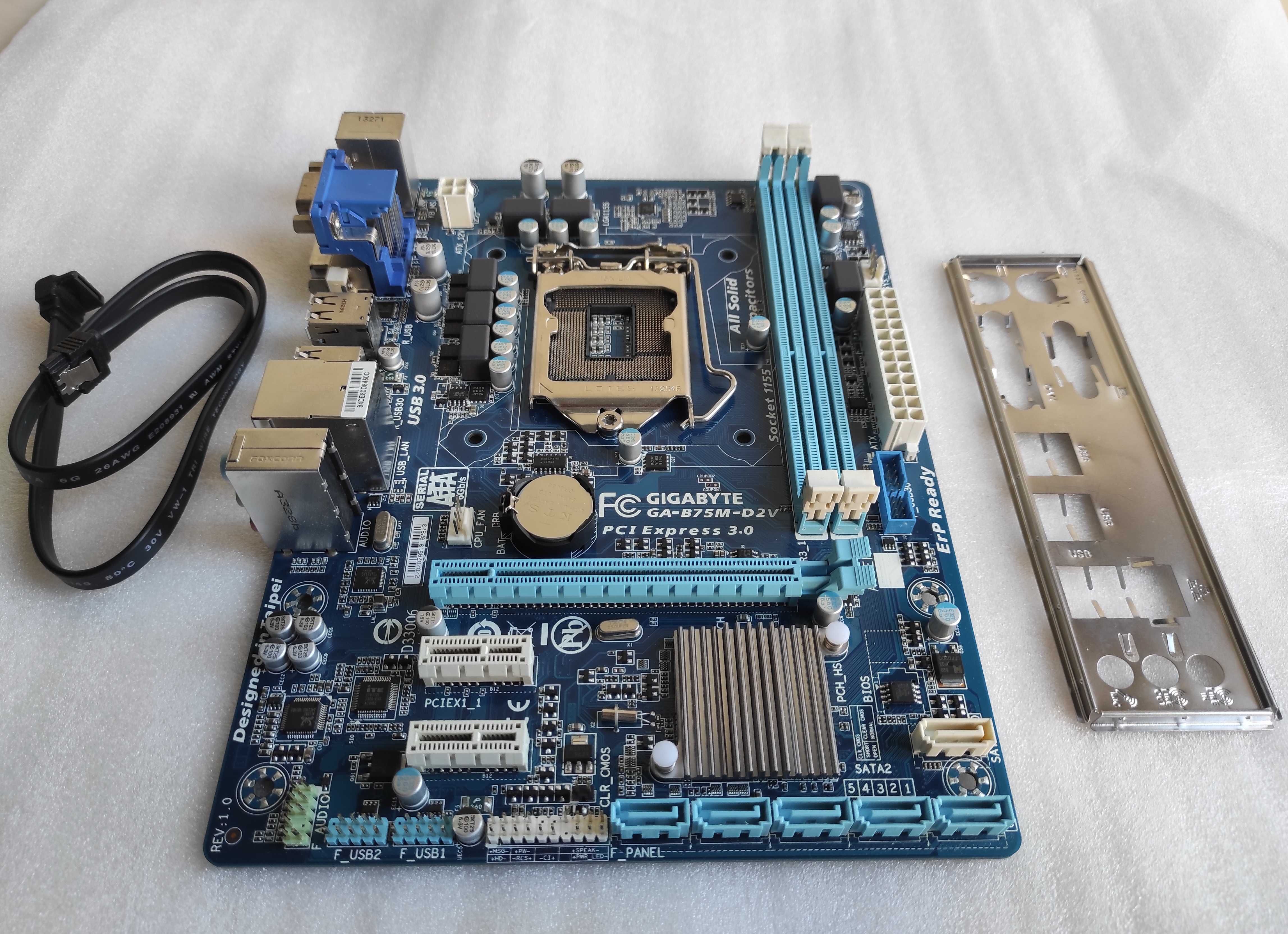 мат. плата s1155 Gigabyte GA-B75M-D2V (SATA III, USB 3.0) в идеале