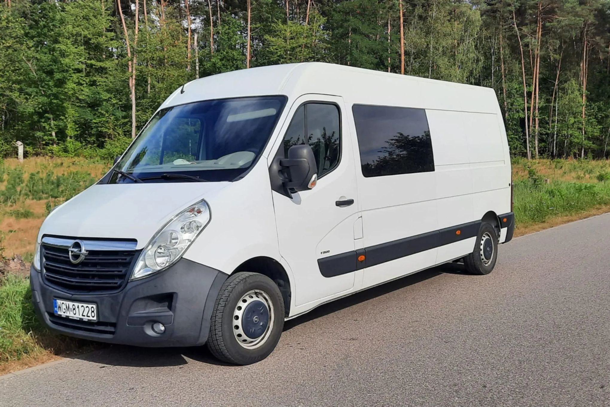 Opel MOVANO  Opel Movano, brygadówka 7 osobowa, bezwypadkowy