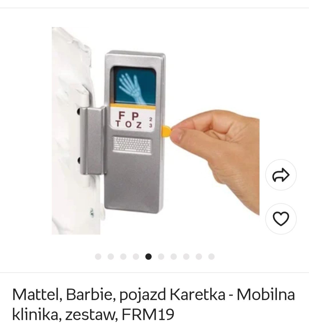 Karetka barbie stan bdb