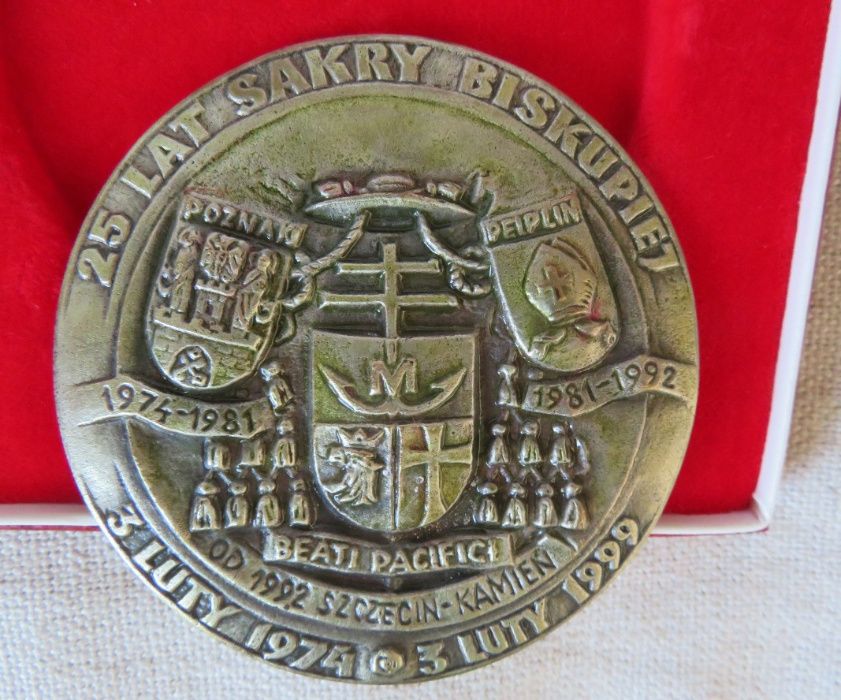 Medal okolicznościowy - 25 Lat Sakry Biskupiej - Unikat