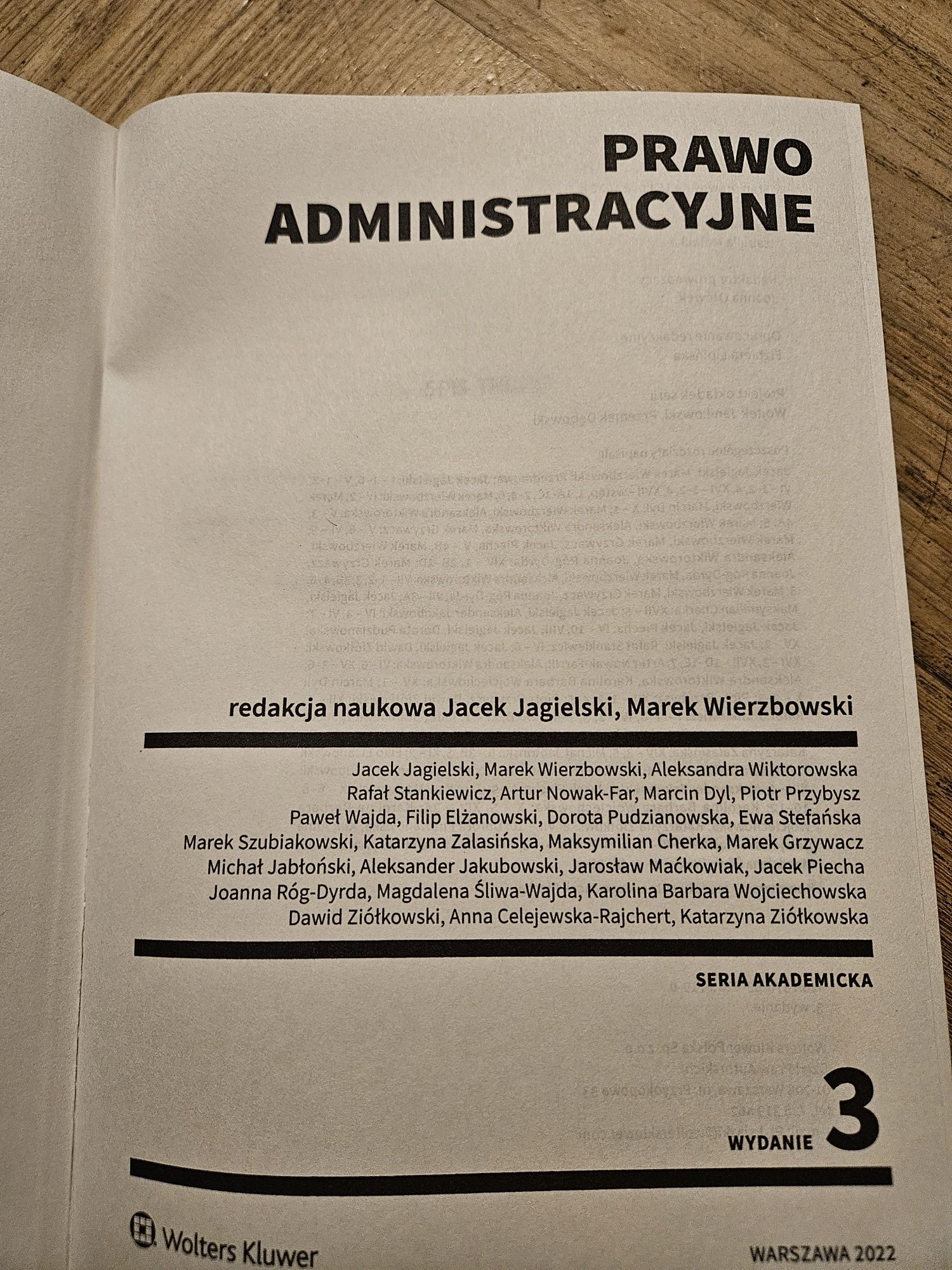 Prawo administracyjne, wyd.3 2022, Jagielski, Wierzbowski
