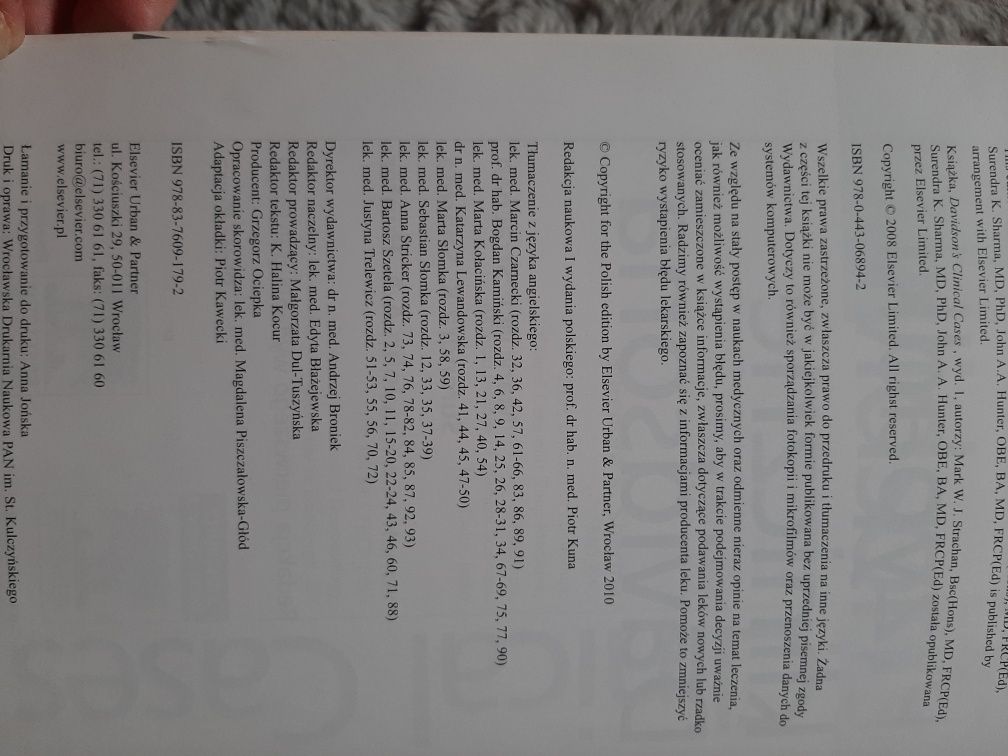 Dla medyków. Język łaciński, oksfordzki słownik i przypadki medyczne.
