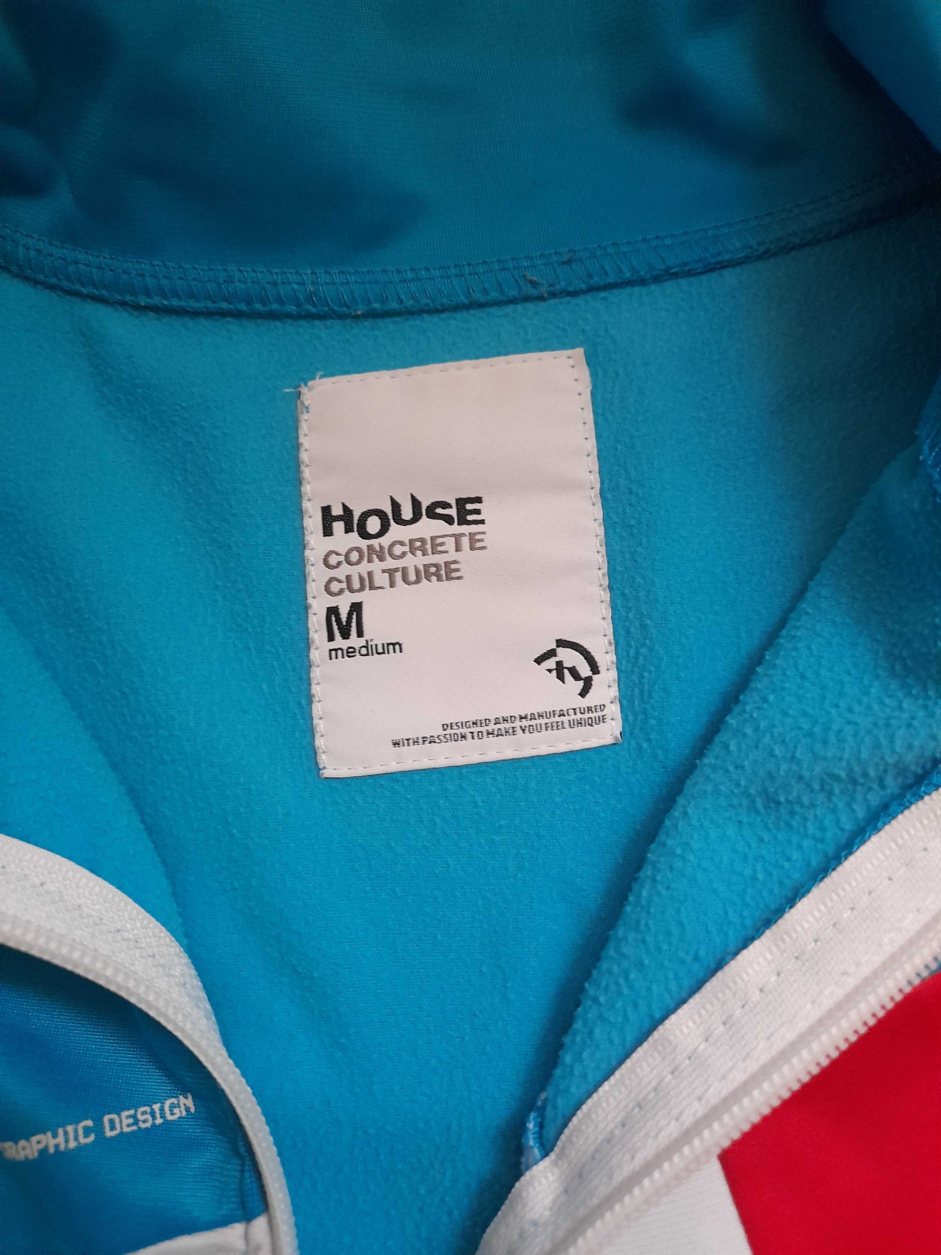 HOUSE Bluza sportowa młodzieżowa na suwak rozm. M