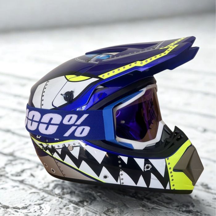 Шлем кроссовый эндуро новый S M L XL