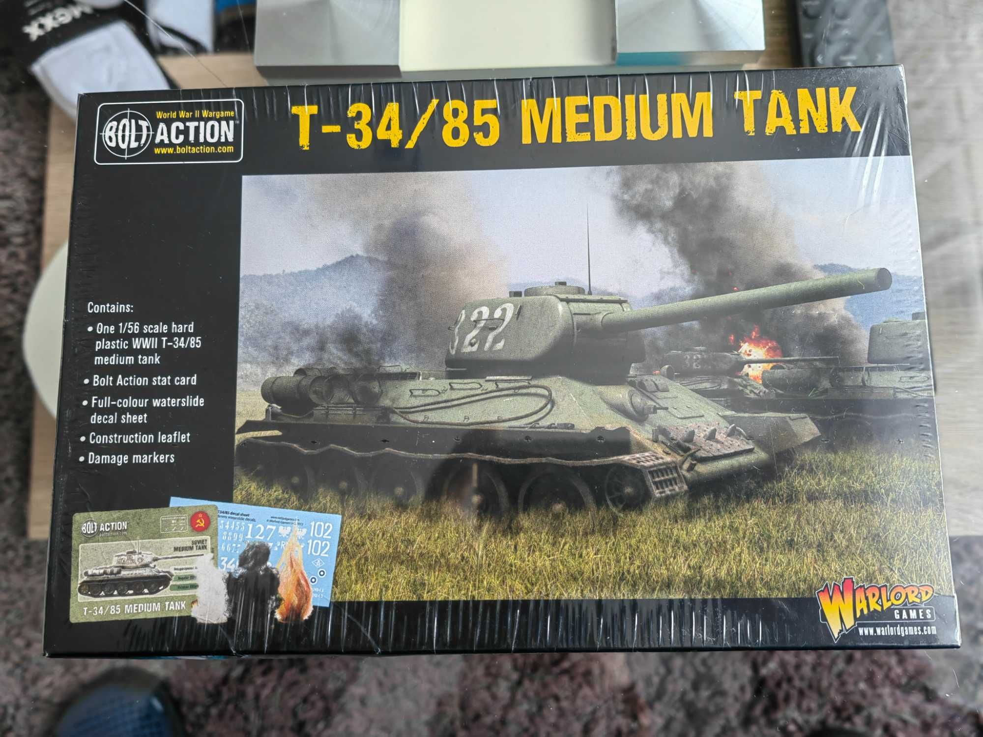 Bolt Action  WARLORD T34/85 Soviet Medium Tank RUDY 102 Nowy Folia