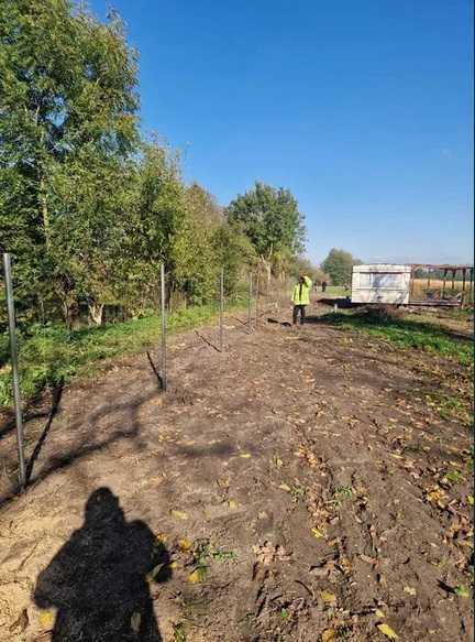 Ogrodzenie z Siatki Leśnej metalowe Tymczasowe / Budowlane Estetyczne