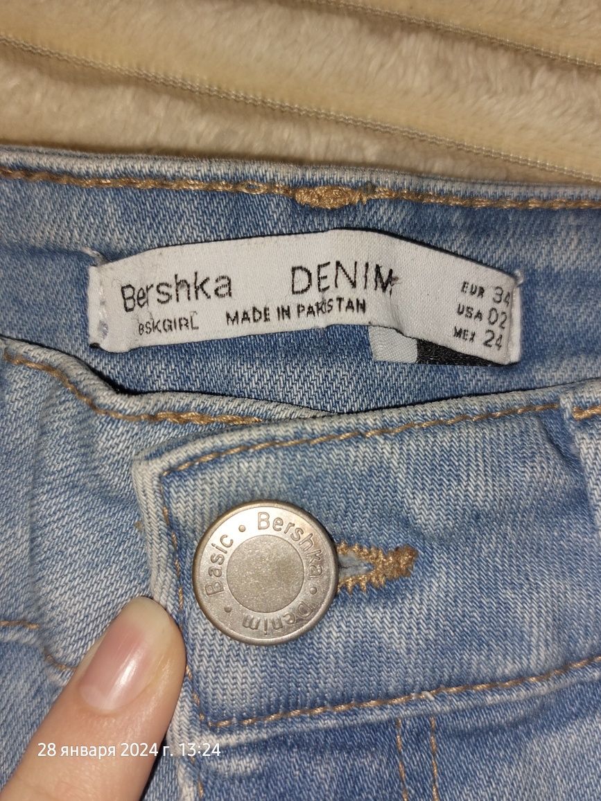 Шорты джинсовые бершка, шорти, Bershka