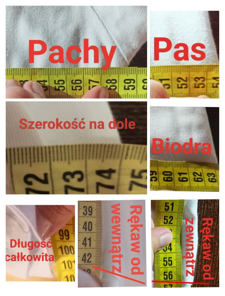 Fartuch damski medyczny 3 XL / 4 XL (46-48)