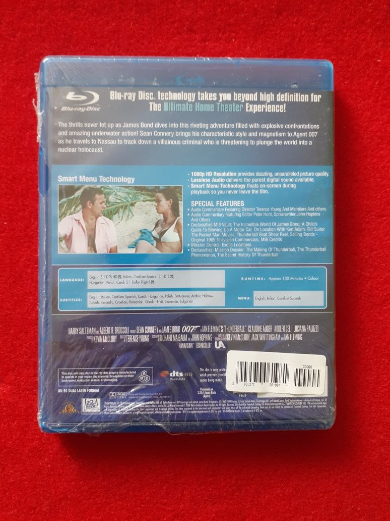 007 James Bond Thunderball (Operacja 'Piorun') [Blu-Ray]