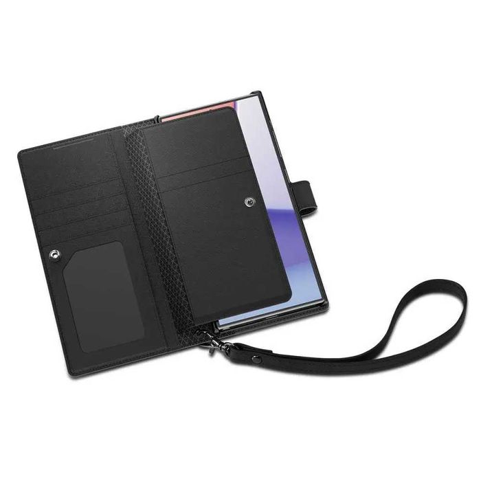 Чехол-книжка Spigen Wallet S Plus для Samsung Galaxy S24 Ultra Black
