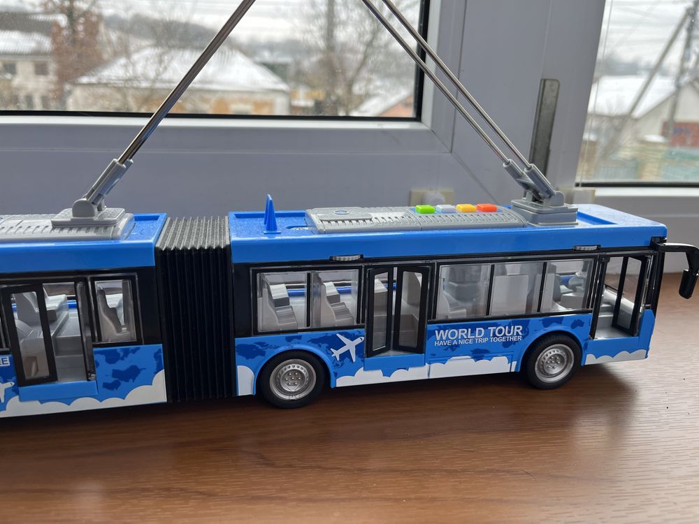 Тролейбус дитячий машинка автобус
