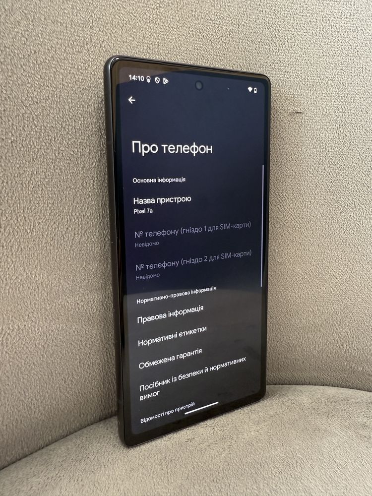 Google Pixel 7а 8/128GB Charcoal (Global Version)