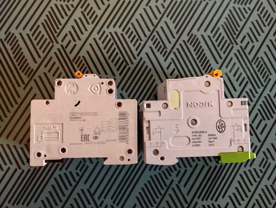 Автоматичний вимикач 3Ф 16А 20А 25А 32А 40А eaton.bonega.oez. нові.