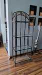 Regal metalowy w stylu art deco