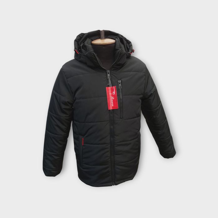 Мужские зимние куртки больших размеров прямого фасона