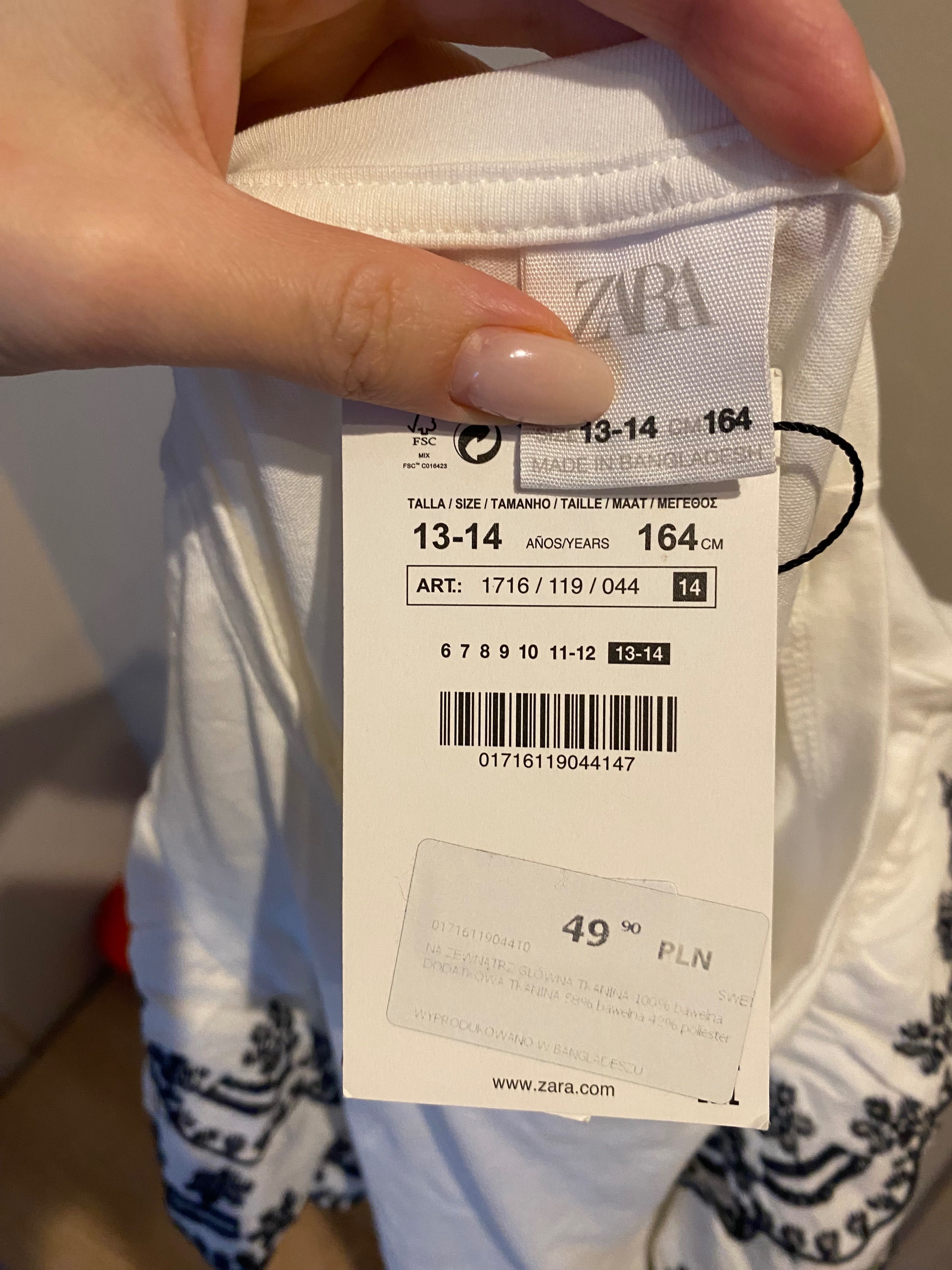 bluzka Zara, nowa z metką