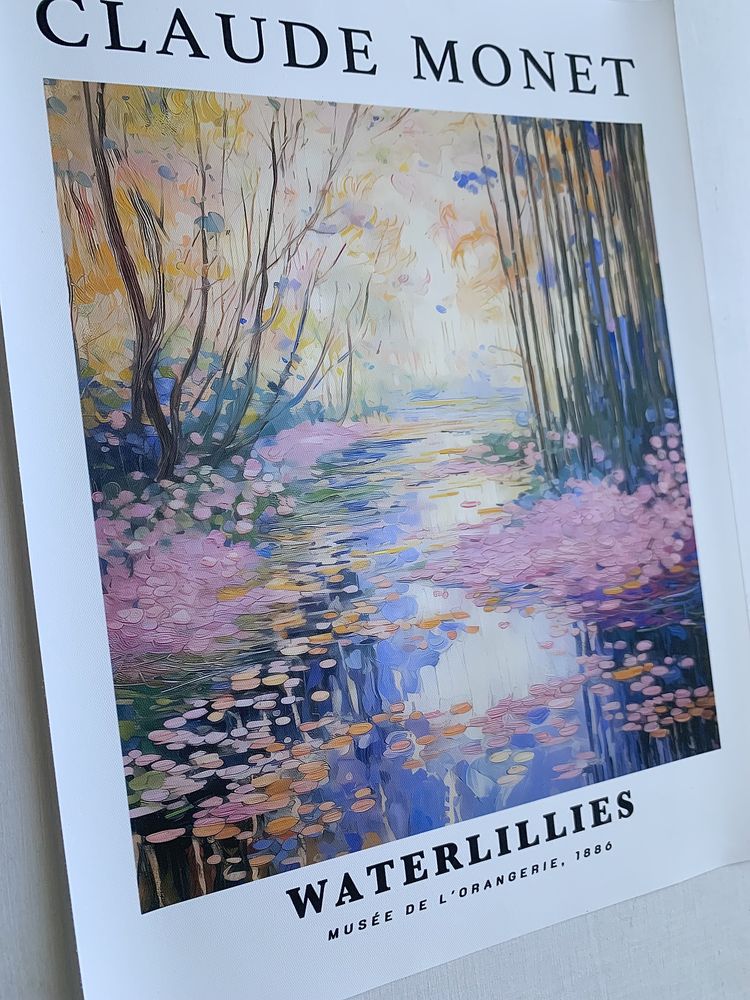 Gobelin na płótnie HD/Obrazek Art/Claude Monet/Waterlillies