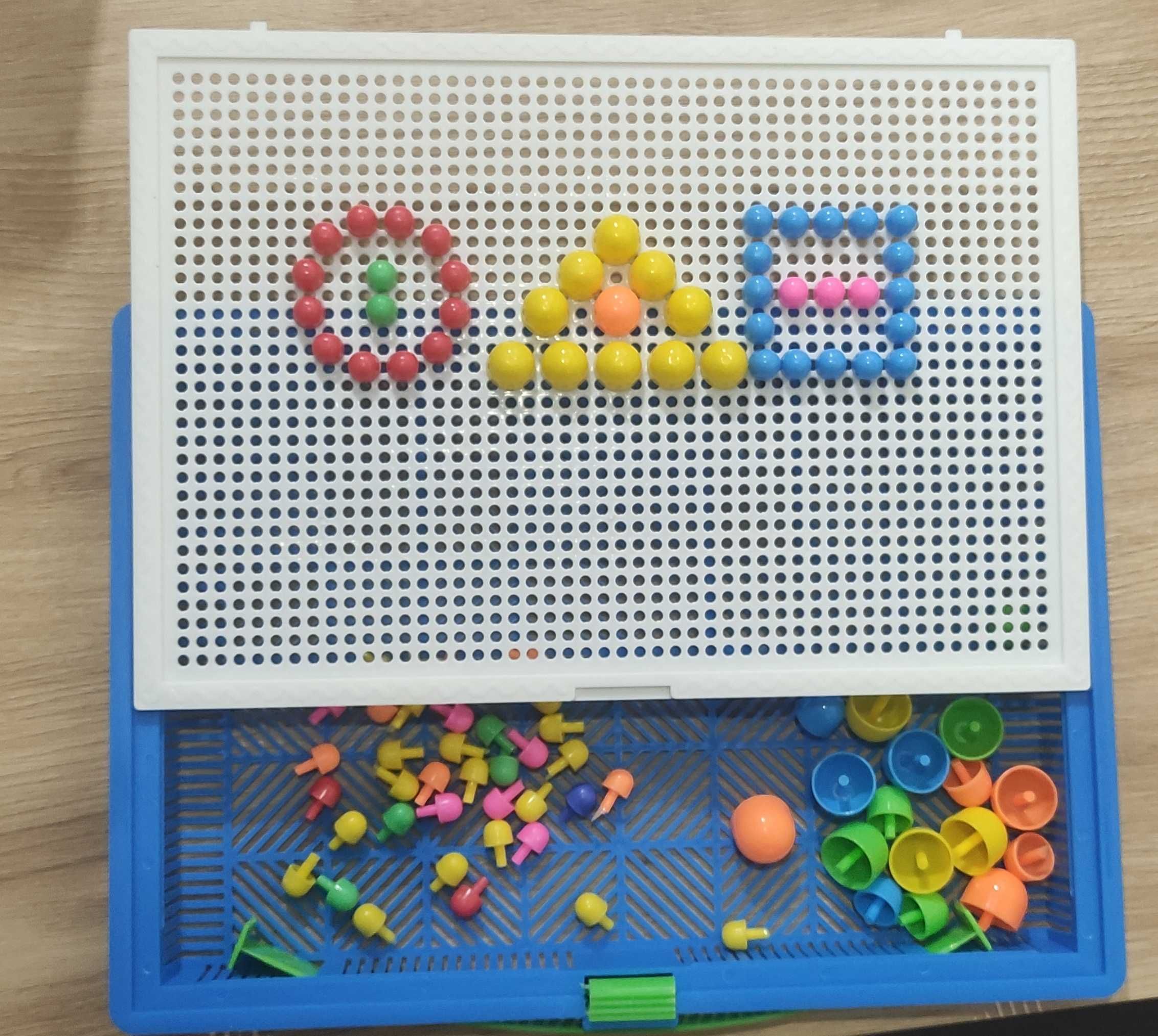 Mozaika Grzyby Dla Dzieci Edukacyjna Zabawa Naukakolorów MontessoriDIY