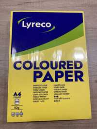 Lyreco papier żółty biurowy A4 80g 500 sztuk