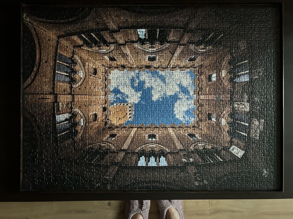 Puzzle 1000 Ravensburger Palazzo Pubblico Siena Włochy