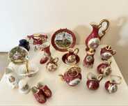 Conjunto 18 minuaturas em porcelana limoges