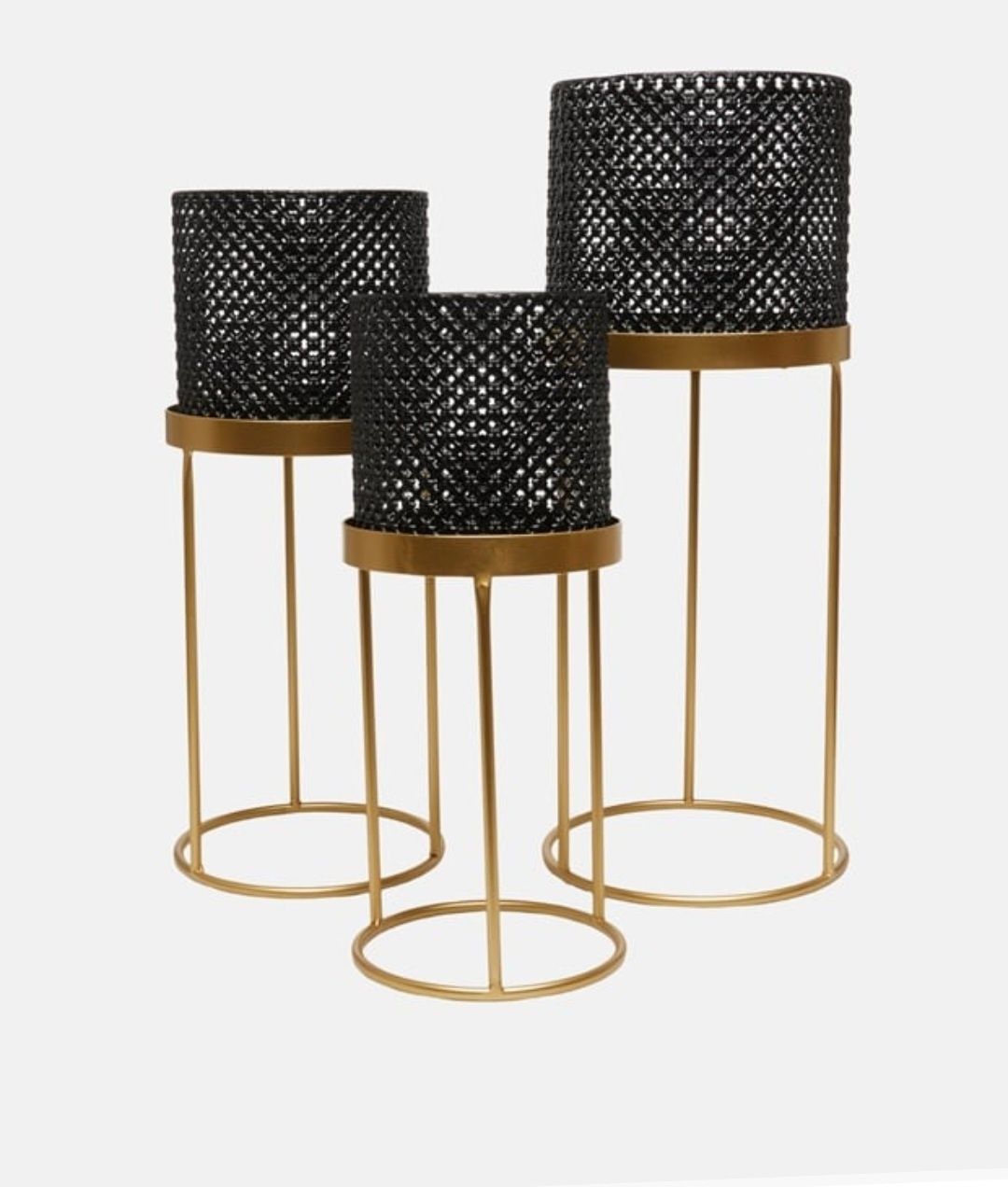 Floreiras decorativas 3 peças