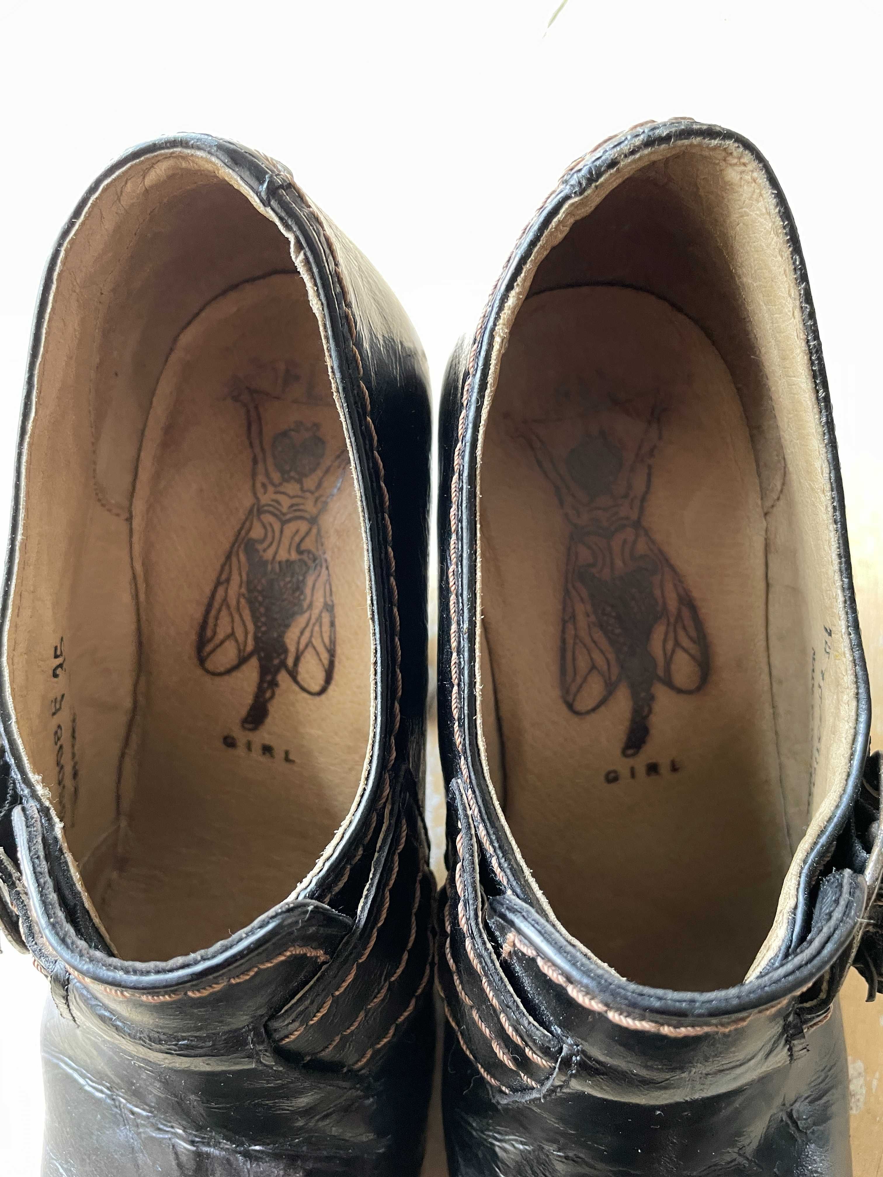 Sapatos estilo vintage, Fly London, 35, em pele