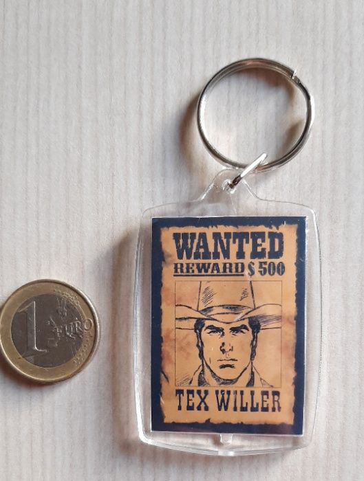 Porta-chaves exclusivo Tex Willer Wanted Sergio Bonelli Editore