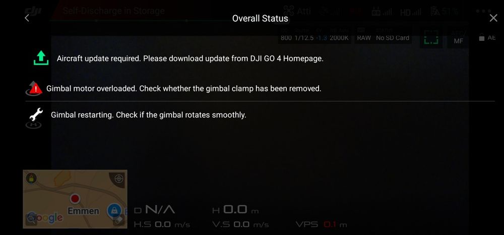 Dji Mavic Pro acidentado (RESERVADO)