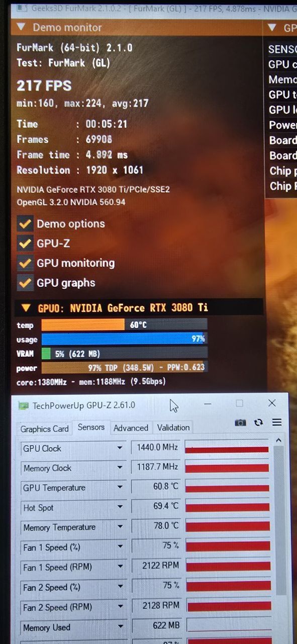 Gainward RTX 3080Ti 12Gb (Уценка)
