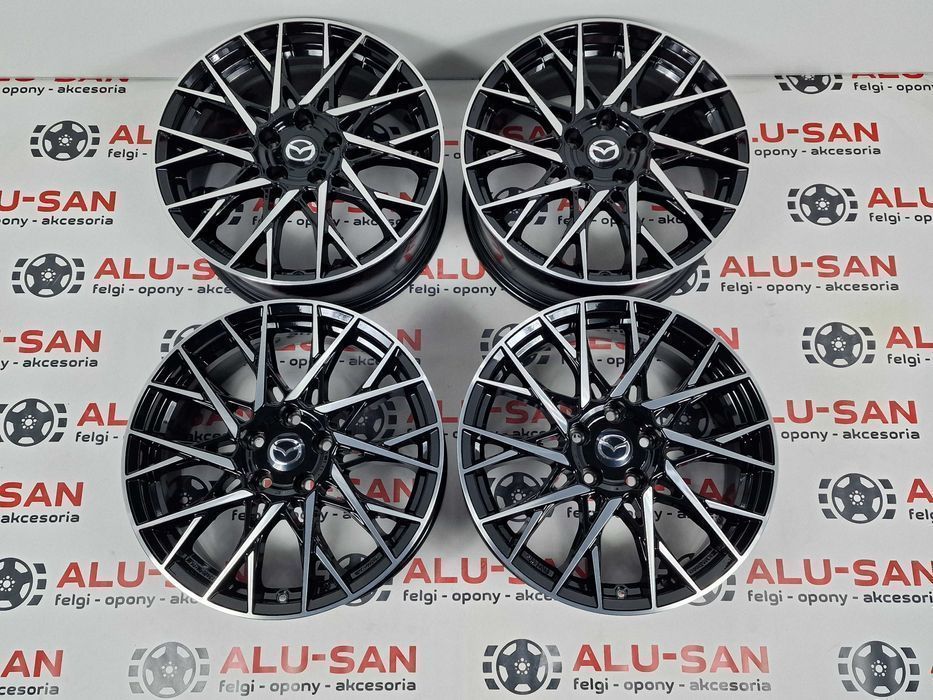 NOWE alufelgi MAZDA 18" 5x114,3: 3 5 6 CX-3 CX-30 CX-5 Czarny