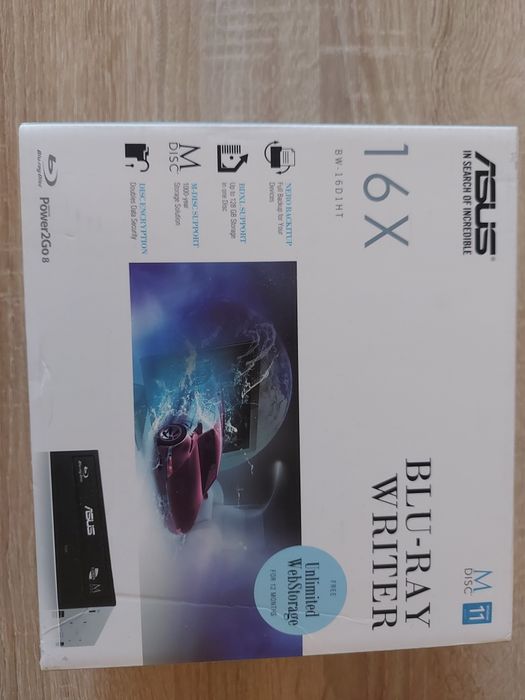 Sprzedam nową wewnętrzną nagrywarkę Blu-ray ASUS BW-16D1HT