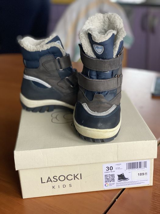 Lasocki kids star cobalt blue 30 kozaki