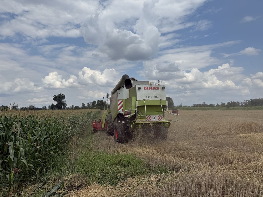 Claas Lexion 430 Evo 2003 heder składany 5,4m z Niemiec