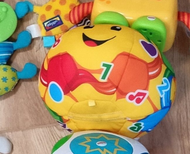 Fisher price wesoła miękka piłka