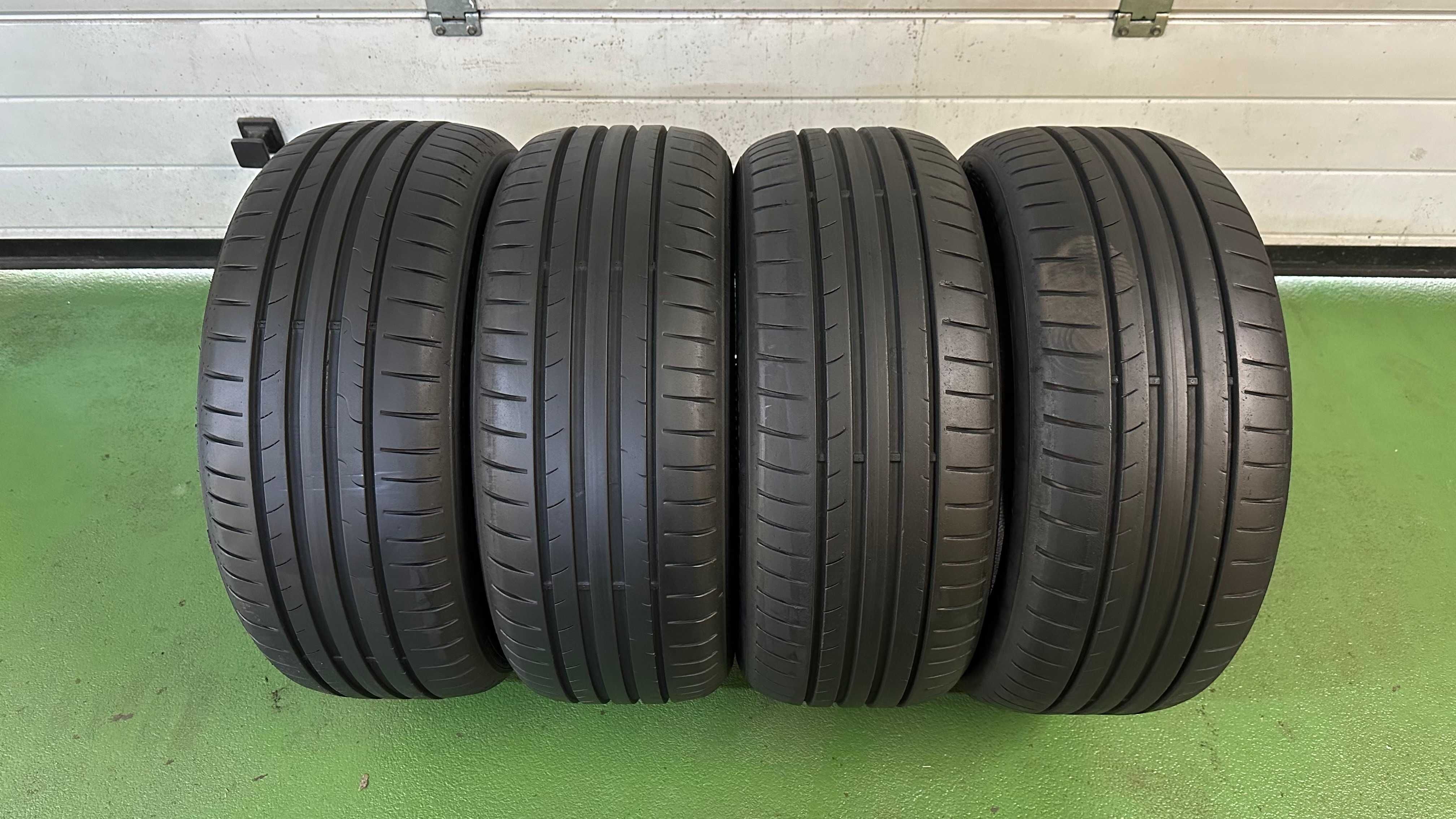 Komplet 205 55 R16 91H Dunlop Sport BlueResponse bieżnik2x6,2mm2x5,5mm